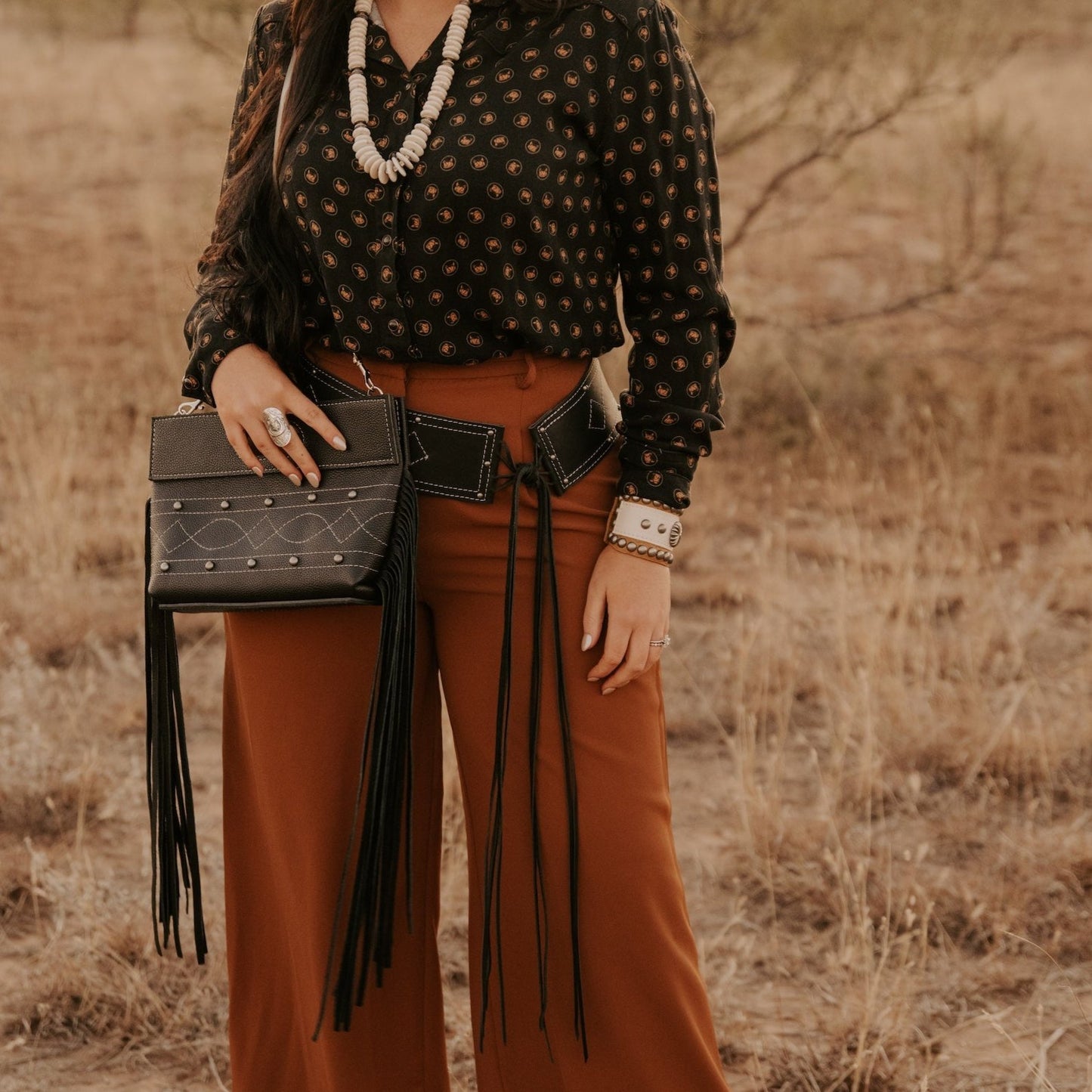 The Classic Fringe Cocktail Clutch