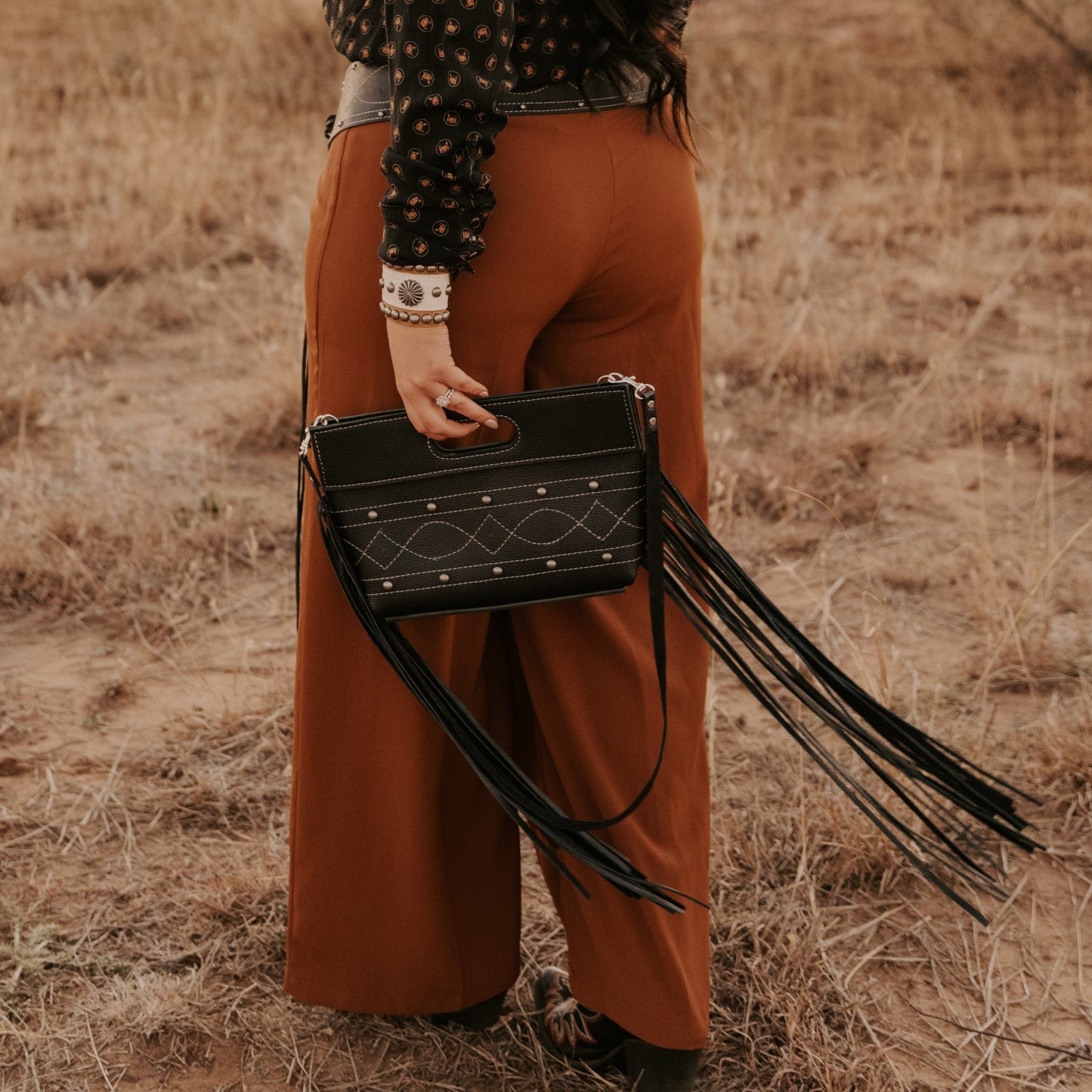 The Classic Fringe Cocktail Clutch