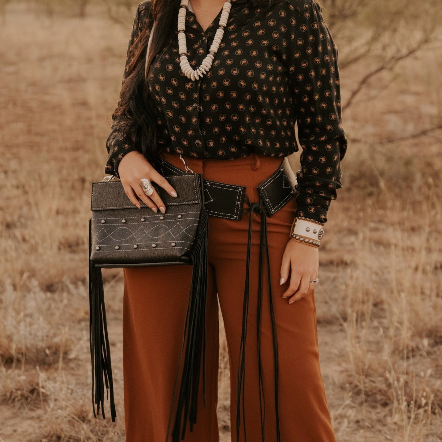 The Classic Fringe Cocktail Clutch