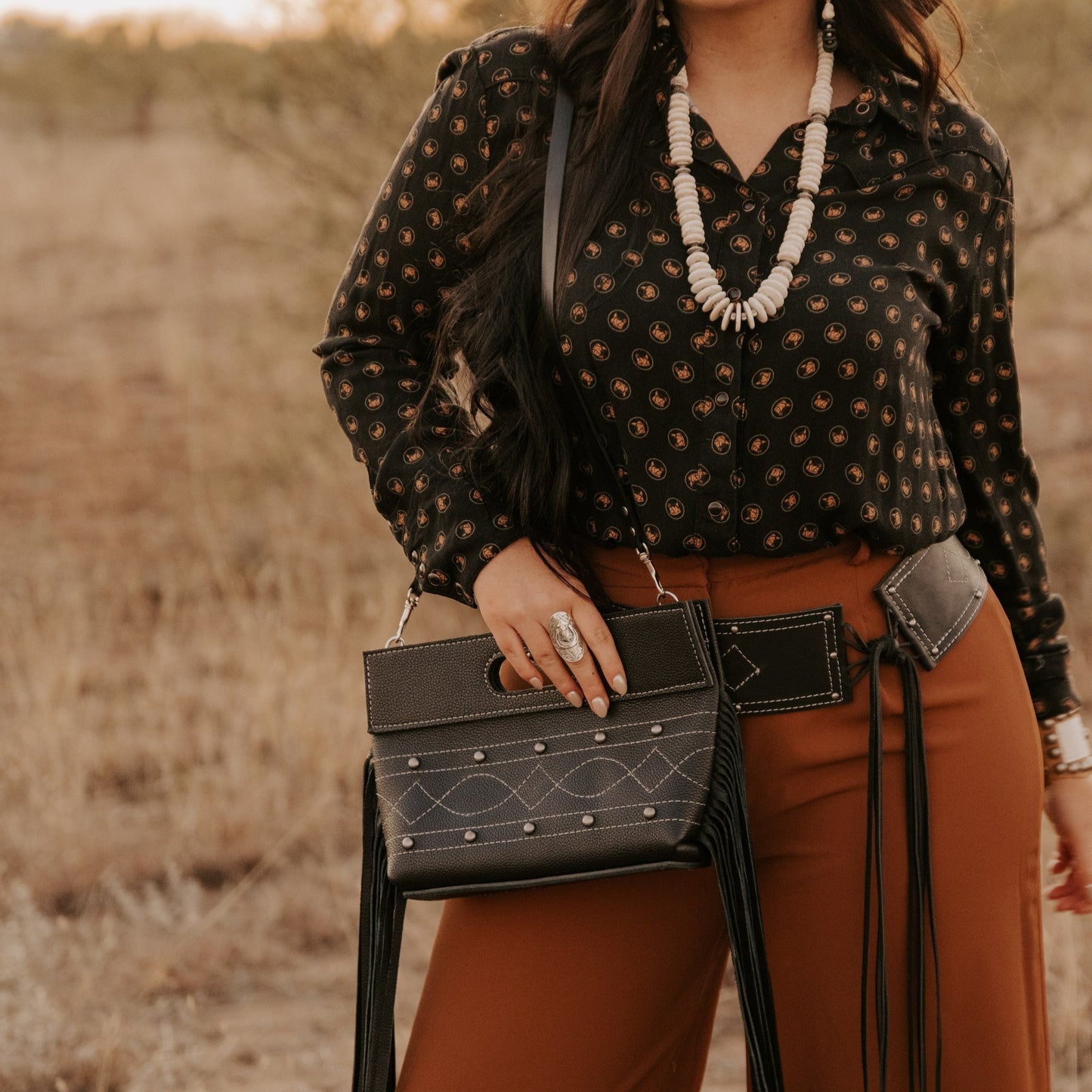 The Classic Fringe Cocktail Clutch